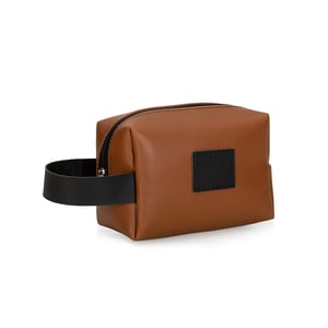 Necessaire de Couro Sintético Bidins com Alça - Personalização e Praticidade - 14414