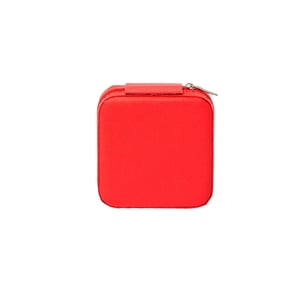 Porta Joias de Couro Sintético com Revestimento Aveludado - Organização com Estilo - 01622