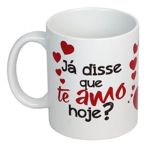 Caneca de Porcelana 325ML Personalizada - Impressão Colorida Exclusiva - CBCAN19