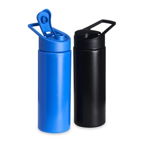 Squeeze Personalizada Frente 550 ml Branca com Tampa Colorida - Estilo e Praticidade - 14375