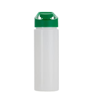 Squeeze Personalizada Frente 550 ml Branca com Tampa Colorida - Estilo e Praticidade - 14375