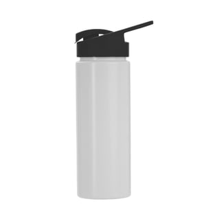 Squeeze Personalizada Frente 550 ml Branca com Tampa Colorida - Estilo e Praticidade - 14375
