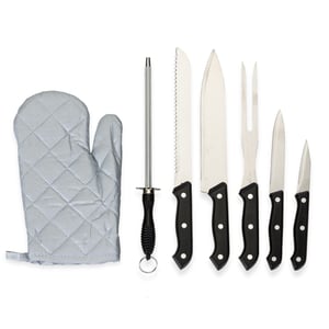 Kit Churrasco 7 Peças Personalizado - O Presente Ideal - 12071