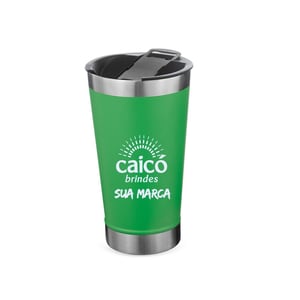 Copo Térmico 473ml com Abridor Personalizado - Praticidade e Estilo - 18645
