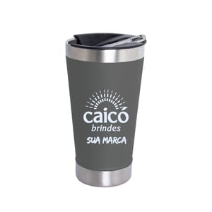 Copo Térmico 473ml com Abridor Personalizado - Praticidade e Estilo - 18645