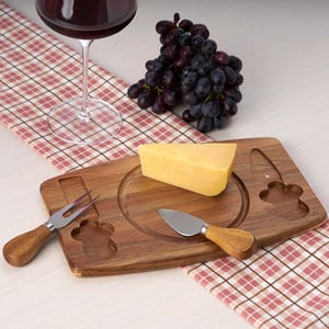 Kit Queijo 3 Peças Personalizado - Estilo e Qualidade para seus Momentos - 18628