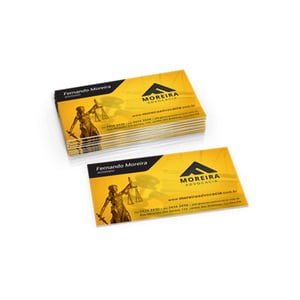 Cartão de Visita em Papel Couchê Personalizado 9x5cm —  05042506