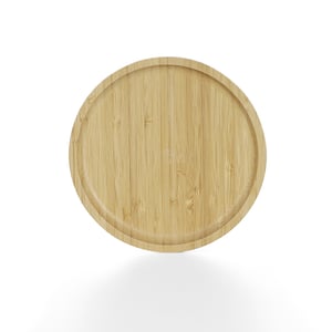 Petisqueira de Bambu 20x20 cm Gravada a Laser — 18581