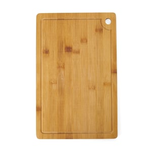 Tábua de Corte com Canaleta 20x30 cm Gravada a Laser no Bambu — 18584