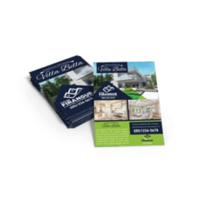 Panfletos, Pastas e Flyers Couchê 90g Personalizados — 3 Tamanhos — 2023040706