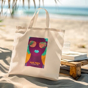 Bolsa em Algodão Cru Personalizada — Impressão Colorida 1 Lado — 11022603