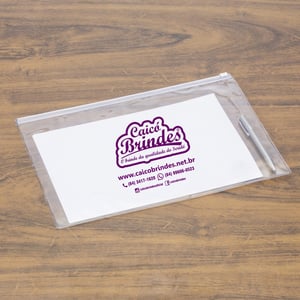 Pasta Zip Zap Personalizada com Sua Marca — 13253