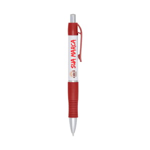 Caneta Plástica Personalizada com Impressão Digital Colorida — 03011C