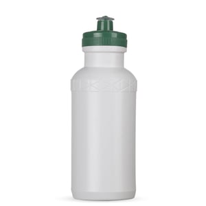 Squeeze Personalizada 500 ml Branca com Tampa Colorida — 07092-BCO