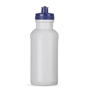 Squeeze Personalizada 500 ml Branca com Tampa Colorida — 07092-BCO