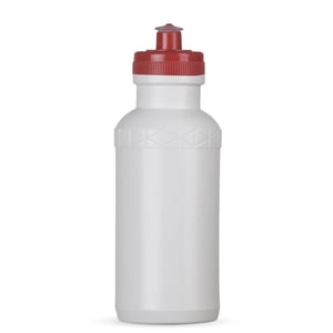 Squeeze Personalizada 500 ml Branca com Tampa Colorida — 07092-BCO