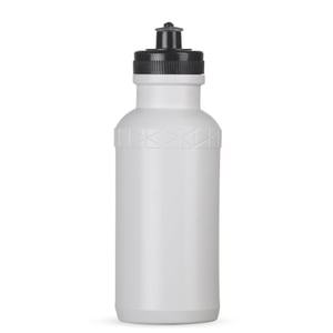 Squeeze Personalizada 500 ml Branca com Tampa Colorida — 07092-BCO