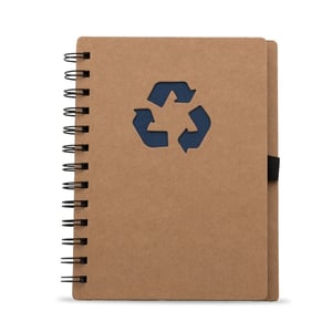 Bloco de Anotação Ecológico com Símbolo Reciclado — 12000