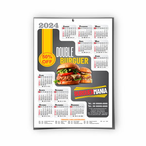 Calendário Folhinha Comercial Personalizado — Escolha o Tamanho - 12022601