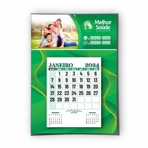 Calendário Personalizado de Parede com Folhas Destacáveis 20X28cm - 2023080801