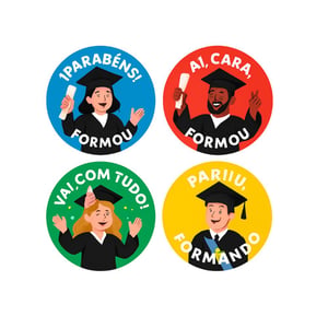 Adesivo de Papel Personalizado  — 14022601
