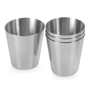 Conjunto de Copos Inox 25 ml Personalizados com Gravação a Laser — 94664