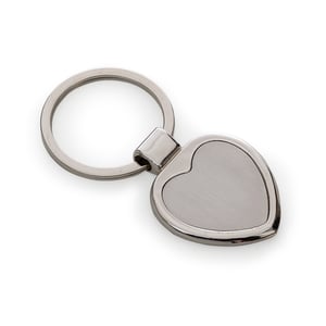 Chaveiro Metal Coração Personalizado com Gravação a Laser — 03194