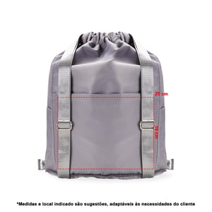 Mochila Saco em Poliéster de Impacto Impermeável com Três Compartimentos - 05070