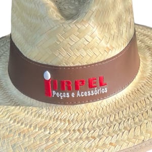 Chapéu Agro de Palha Personalizado — Bordado ou Pintado — 19042401
