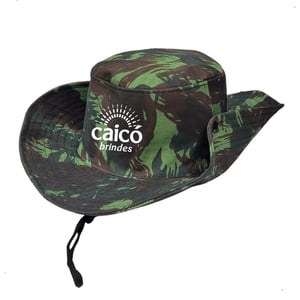 Chapéu Australiano Personalizado Pintado Frente - CBCHA34