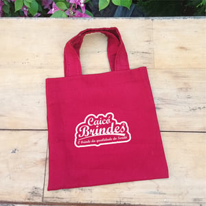 Bolsa em Tecido Brim 100% Algodão Personalizada — Escolha o Tamanho — 23022604