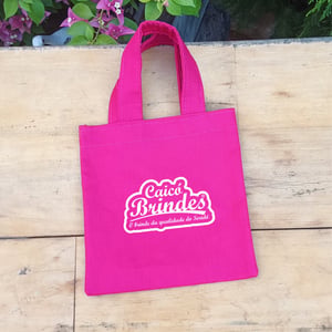 Bolsa em Tecido Brim 100% Algodão Personalizada — Escolha o Tamanho — 23022604