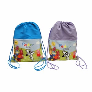 Mochila Bi‑Lateral Personalizada com Zíper e Bolso — Escolha Tecido e Tamanho — CB202201