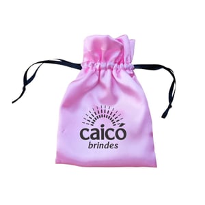 Saquinho de Cetim Personalizado em 1 cor - Elegância e Sofisticação - 25022605