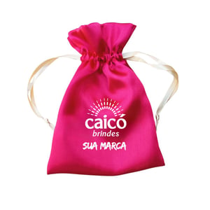 Saquinho de Cetim Personalizado em 1 cor - Elegância e Sofisticação - 25022605