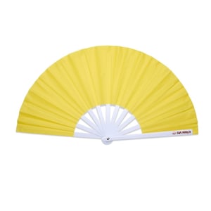 Leque de Plástico Personalizado com Tecido Leve | Brinde de Verão - 08339A