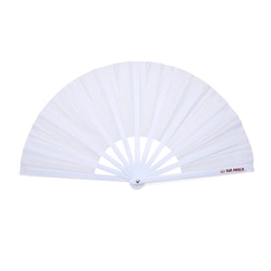 Leque de Plástico Personalizado com Tecido Leve | Brinde de Verão - 08339A