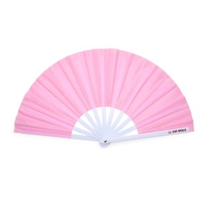 Leque de Plástico Personalizado com Tecido Leve | Brinde de Verão - 08339A