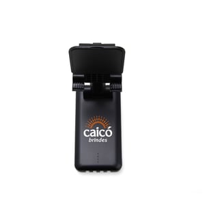 Power Bank 10.000mAh com Suporte e Cabos Embutidos – Multissaídas - 05090