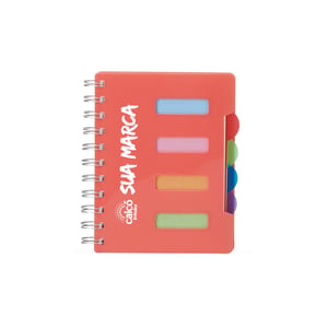 Caderno Pequeno com Divisórias e Wire‑o — 05043