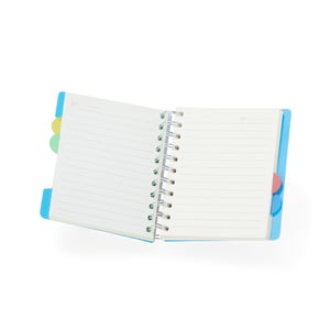 Caderno Pequeno com Divisórias e Wire‑o — 05043