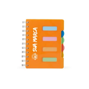 Caderno Pequeno com Divisórias e Wire‑o — 05043