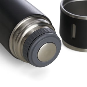 Garrafa Térmica Inox 450ml com Tampa Caneca e Base Antiderrapante - 18639