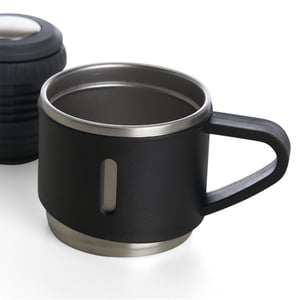 Garrafa Térmica Inox 450ml com Tampa Caneca e Base Antiderrapante - 18639