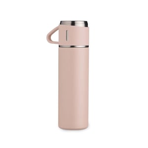 Garrafa Térmica Inox 450ml com Tampa Caneca e Base Antiderrapante - 18639