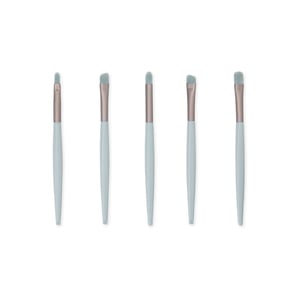 Kit Pincel 5 Peças com Estojo em Alumínio | Brinde Feminino de Maquiagem - 18879