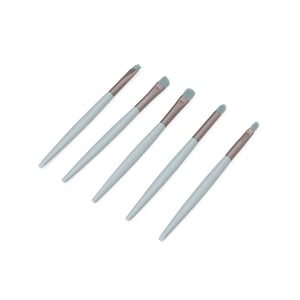 Kit Pincel 5 Peças com Estojo em Alumínio | Brinde Feminino de Maquiagem - 18879