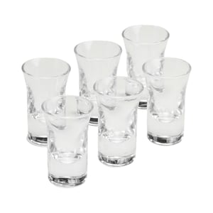 Jogo de 6 Copos de Dose Shot Vidro 30ml Premium - 1 Unidade (Kit) Premium - 09082LF