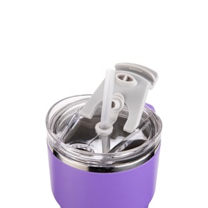Caneca Térmica Hybrid Inox 550ml - Parede Dupla com Tampa e Canudo - 09227LF