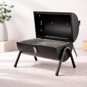 Churrasqueira Portátil Cilíndrica em Ferro – Praticidade em Qualquer Lugar - 09238LF